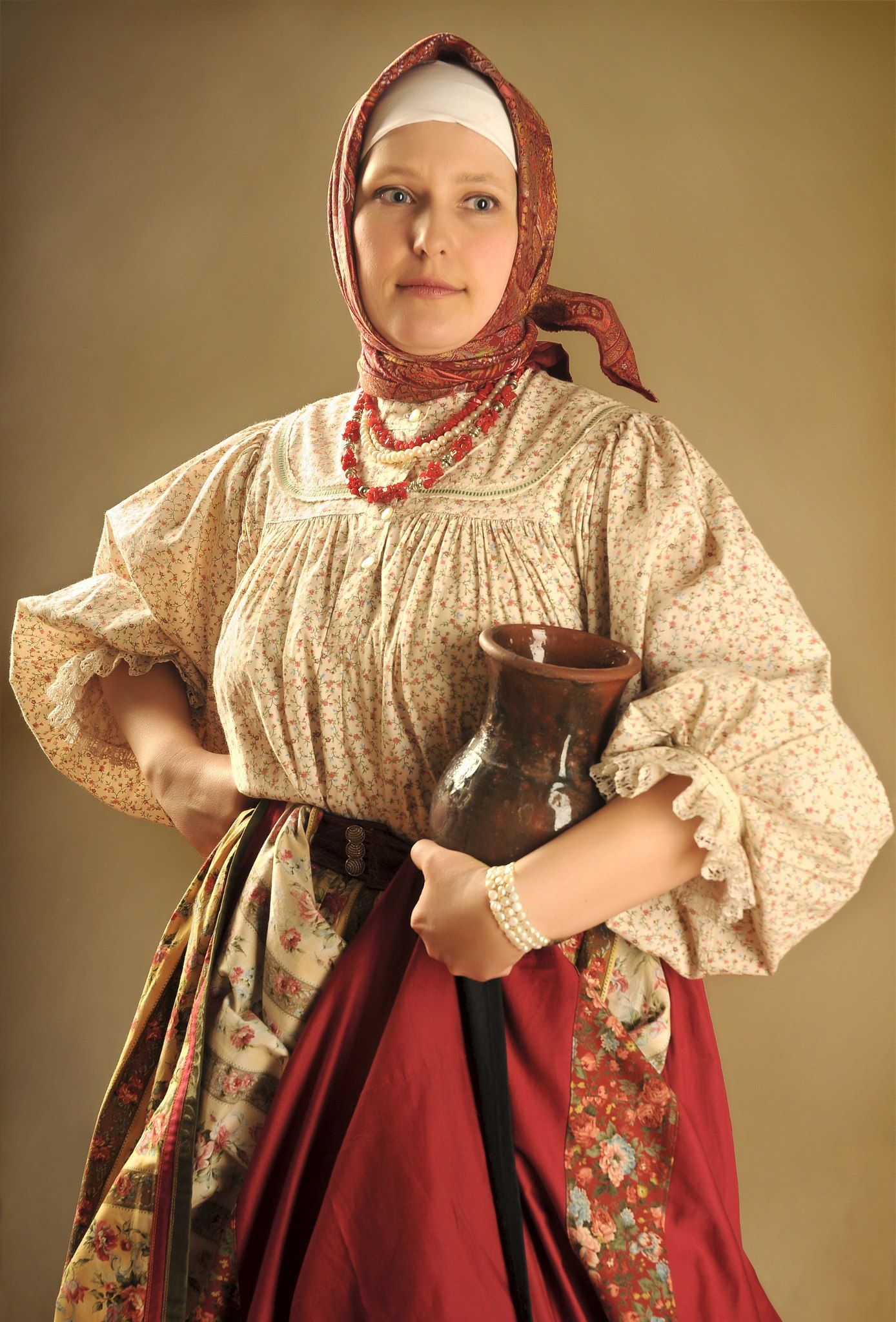 Girls in Slavic costumes in Vienna