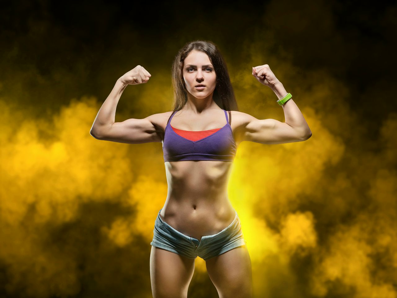 Athletic girls in Vienna